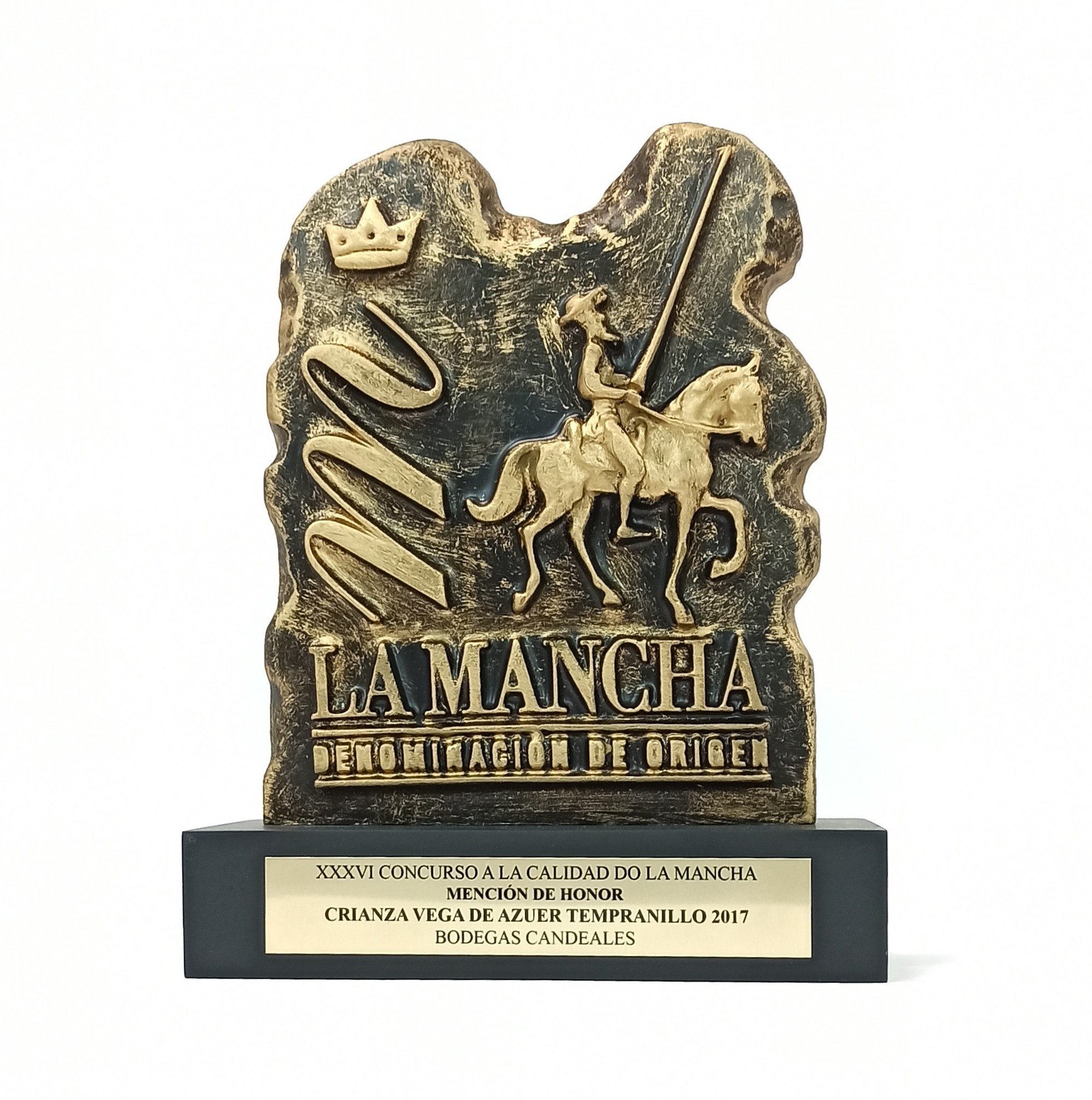 MENCIÓN DE HONOR EN  EL "XXXVI CONCURSO A LA CALIDAD DO LA MANCHA"